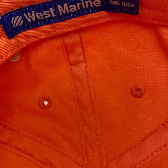 First Mate Boating Fishing Baseball Cap Hat Anchor West Marine Pink Adjustable - Picture 6 of 10